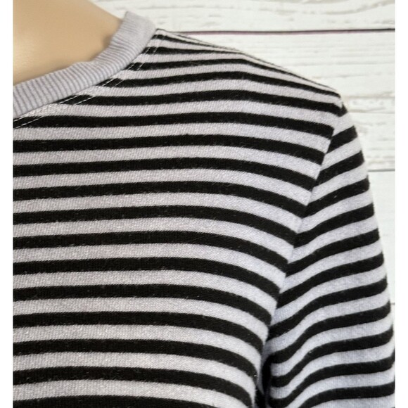 Anthropologie Left Of Center Sweatshirt Striped - Picture 4 of 14
